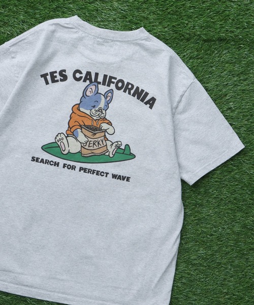 The Endless Summer（エンドレスサマー）の「TES BUHI The Boo-TEE / Tシャツ（Tシャツ/カットソー・メンズ・ホワイト/グレー/アイボリー/ピンク・SMALL/MEDIUM/LARGE/X-LARGE/XX-LARGE）」の3枚目の写真