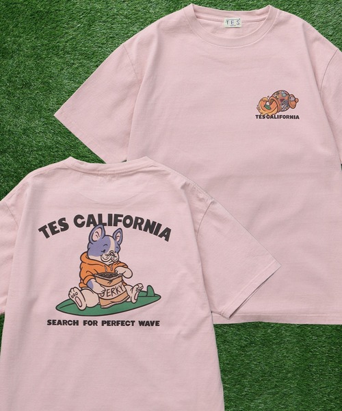 The Endless Summer（エンドレスサマー）の「TES BUHI The Boo-TEE / Tシャツ（Tシャツ/カットソー・メンズ・ホワイト/グレー/アイボリー/ピンク・SMALL/MEDIUM/LARGE/X-LARGE/XX-LARGE）」の4枚目の写真