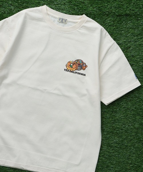 The Endless Summer（エンドレスサマー）の「TES BUHI The Boo-TEE / Tシャツ（Tシャツ/カットソー・メンズ・ホワイト/グレー/アイボリー/ピンク・SMALL/MEDIUM/LARGE/X-LARGE/XX-LARGE）」の17枚目の写真