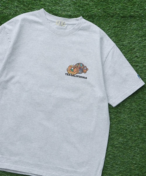 The Endless Summer（エンドレスサマー）の「TES BUHI The Boo-TEE / Tシャツ（Tシャツ/カットソー・メンズ・ホワイト/グレー/アイボリー/ピンク・SMALL/MEDIUM/LARGE/X-LARGE/XX-LARGE）」の6枚目の写真