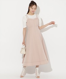 WILLSELECTION（ウィルセレクション）の「ステッチデザインフレアキャミワンピース（ワンピース）」