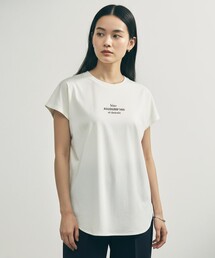 【新色追加】BEAUTY FORM-T cotton ロゴ フレンチスリーブ Tシャツ