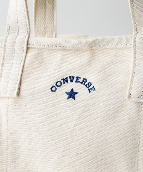 CONVERSE（コンバース）の「【CONVERSE/コンバース】コットンキャンバストートバッグ Sサイズ（トートバッグ・レディース・カーキ/ブラック/ベージュ/ネイビー/レッド/グレー/オフホワイト/ライトブラウン・SMALL）」の22枚目の写真