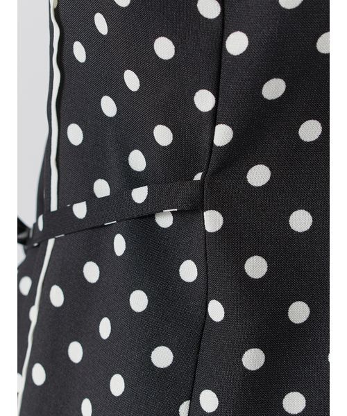 SNIDEL（スナイデル）の「【WEB限定00サイズあり】ラッフルカラープリントワンピース（ワンピース・レディース・ブラック/アイボリー/ネイビー・1/0/00）」の11枚目の写真