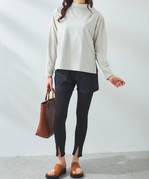 Ocean Pacific（オーシャンパシフィック）の「ラッシュガード付き 5点セット水着（水着・レディース・ブラック/チェック/ベージュ・MEDIUM/X-LARGE/LARGE）」の17枚目の写真