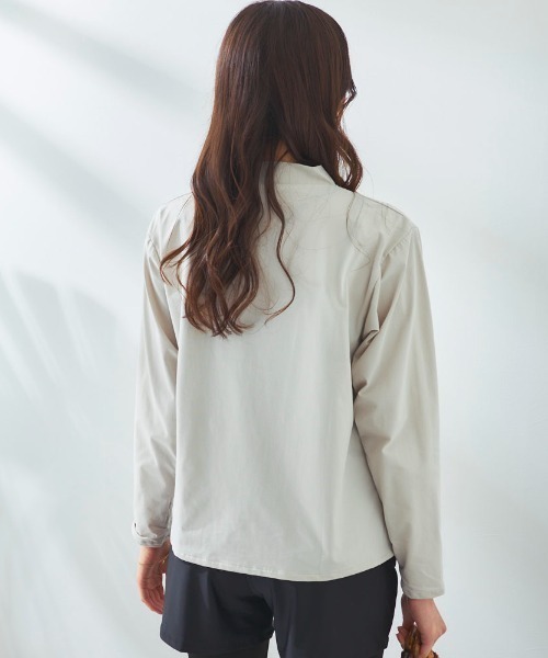 Ocean Pacific（オーシャンパシフィック）の「ラッシュガード付き 5点セット水着（水着・レディース・ブラック/チェック/ベージュ・MEDIUM/X-LARGE/LARGE）」の21枚目の写真