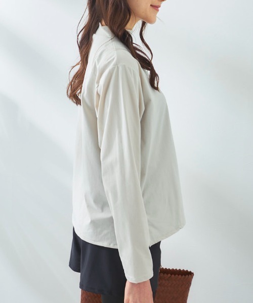 Ocean Pacific（オーシャンパシフィック）の「ラッシュガード付き 5点セット水着（水着・レディース・ブラック/チェック/ベージュ・MEDIUM/X-LARGE/LARGE）」の22枚目の写真
