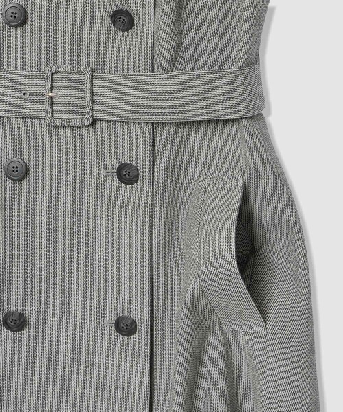 ANAYI（アナイ）の「スラブドビーオフショル ワンピース（ワンピース・レディース・ライトグレー・38/36/34）」の13枚目の写真