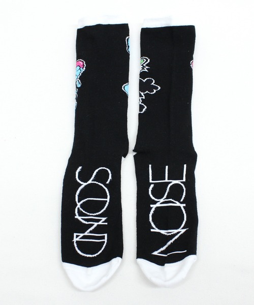 RNA（アールエヌエー）の「E5259 アイスキャラソックス（ソックス/靴下・レディース・ブラック/ホワイト/パープル・FREE）」の15枚目の写真