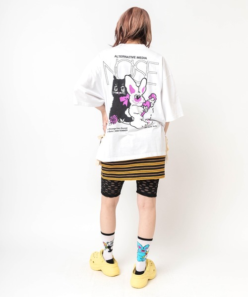 RNA（アールエヌエー）の「E5259 アイスキャラソックス（ソックス/靴下・レディース・ブラック/ホワイト/パープル・FREE）」の11枚目の写真