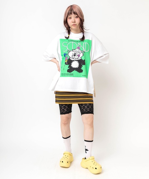 RNA（アールエヌエー）の「E5259 アイスキャラソックス（ソックス/靴下・レディース・ブラック/ホワイト/パープル・FREE）」の10枚目の写真