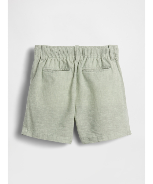 GAP（ギャップ）の「コットンリネン ショートパンツ (幼児・ベビー)（その他パンツ・キッズ・ブルー/グリーン/ブルー系その他/ベージュ・70cm/80ｃｍ/90cm/95cm/100cm/105cm/110cm）」の8枚目の写真