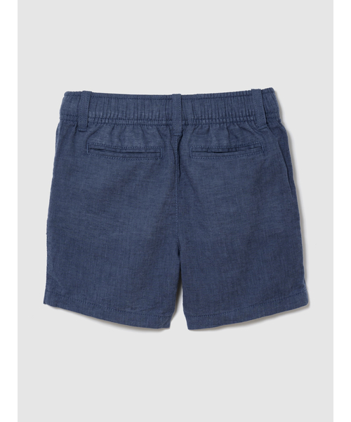 GAP（ギャップ）の「コットンリネン ショートパンツ (幼児・ベビー)（その他パンツ・キッズ・ブルー/グリーン/ブルー系その他/ベージュ・70cm/80ｃｍ/90cm/95cm/100cm/105cm/110cm）」の6枚目の写真