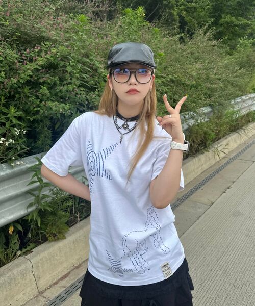GRAVER（グレーバー）の「[ユニセックス]アスキー ユニコーン 半袖Tシャツ_2カラー（Tシャツ/カットソー・レディース・ホワイト/チャコールグレー・SMALL/MEDIUM/LARGE/X-LARGE）」の12枚目の写真
