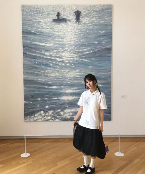 GRAVER（グレーバー）の「[ユニセックス]アスキー ユニコーン 半袖Tシャツ_2カラー（Tシャツ/カットソー・レディース・ホワイト/チャコールグレー・SMALL/MEDIUM/LARGE/X-LARGE）」の13枚目の写真