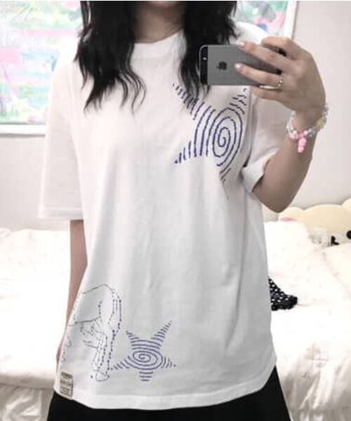 GRAVER（グレーバー）の「[ユニセックス]アスキー ユニコーン 半袖Tシャツ_2カラー（Tシャツ/カットソー・レディース・ホワイト/チャコールグレー・SMALL/MEDIUM/LARGE/X-LARGE）」の15枚目の写真