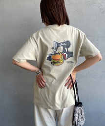 [CHUMS/チャムス] HANDMADE HAMBURGER バックプリントTシャツ