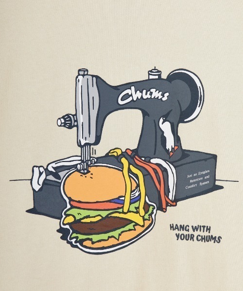 HANDMADE HAMBURGER 後背印花T恤
