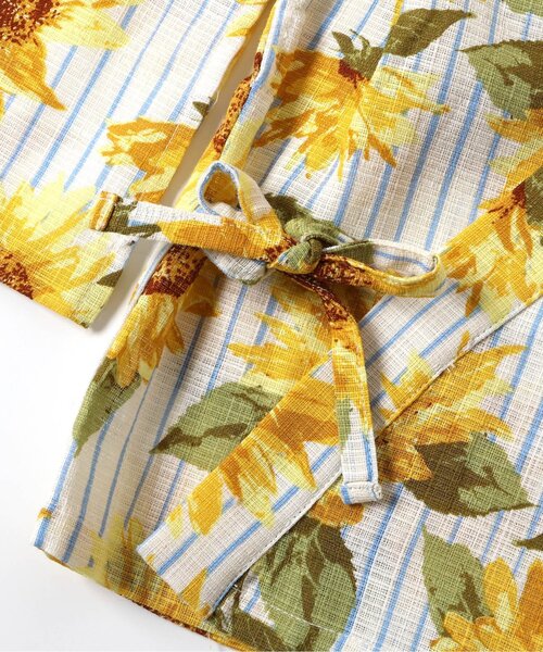 apres les cours（アプレレクール）の「【2WAY】アプレのはんなりGIRLSセパレート浴衣（浴衣・キッズ・ラベンダー/ピンク/イエロー/オレンジ/ドット/サックスブルー・100/150/140/130/120/110）」の7枚目の写真