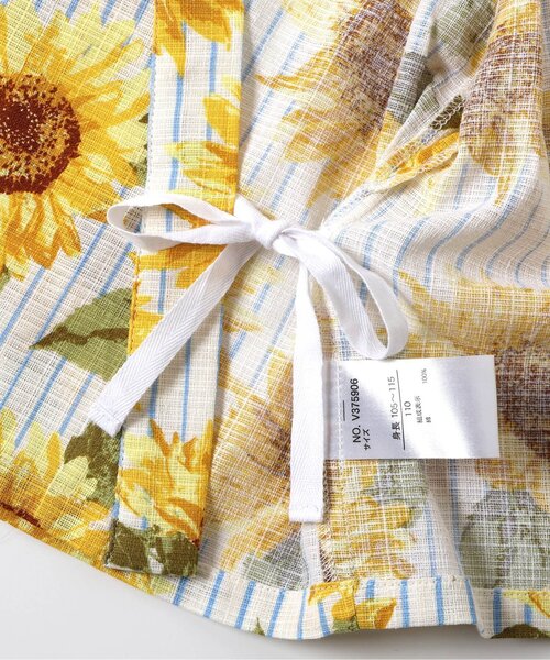apres les cours（アプレレクール）の「【2WAY】アプレのはんなりGIRLSセパレート浴衣（浴衣・キッズ・ラベンダー/ピンク/イエロー/オレンジ/ドット/サックスブルー・100/150/140/130/120/110）」の8枚目の写真