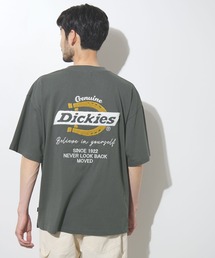 【GENUINE Dickies / ジェニュインディッキーズ】 ユニセックスバック刺繍Tシャツ