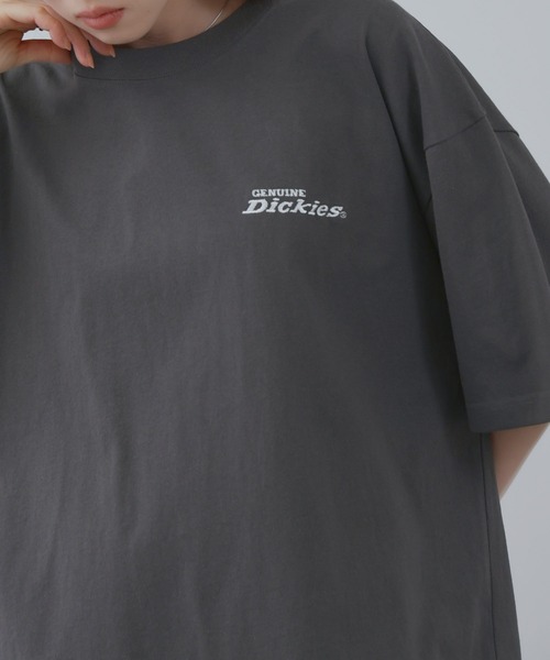 Dickies（ディッキーズ）の「【GENUINE Dickies / ジェニュインディッキーズ】 ユニセックスバック刺繍Ｔシャツ（Tシャツ/カットソー・メンズ・グレイッシュベージュ/ホワイト/スミクロ・M/L/XL）」の11枚目の写真