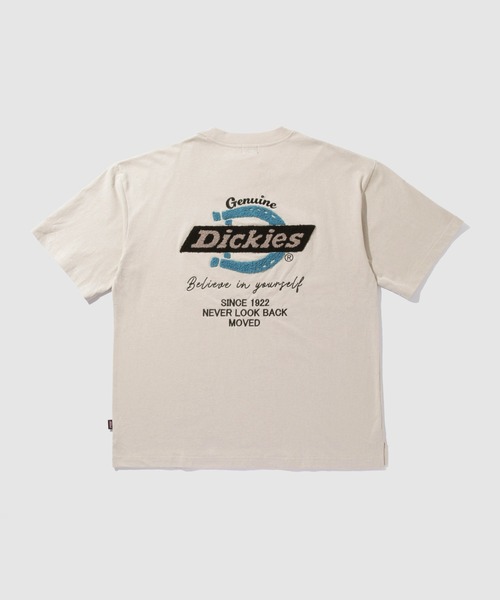 Dickies（ディッキーズ）の「【GENUINE Dickies / ジェニュインディッキーズ】 ユニセックスバック刺繍Ｔシャツ（Tシャツ/カットソー・メンズ・グレイッシュベージュ/ホワイト/スミクロ・M/L/XL）」の21枚目の写真
