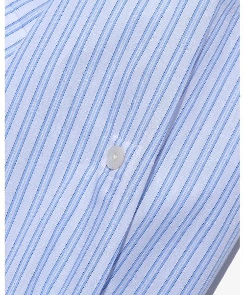 KEBOZ（ケボズ）の「STRIPE BALL SHIRT（シャツ/ブラウス・メンズ・ブルー/ライトブルー・S/M/L/XL/2XL）」の6枚目の写真