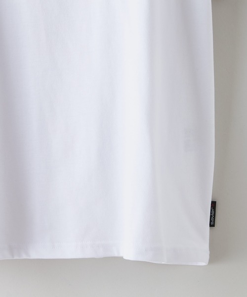 SAVIER（サビアー）の「【SAVIER/サビアー】×【ZERO STAIN/ゼロステイン】コラボ LA ロゴ刺繍 半袖 Tシャツ/ LA Logo（Tシャツ/カットソー・メンズ・ホワイト/ブラック/オフホワイト・MEDIUM/LARGE）」の9枚目の写真
