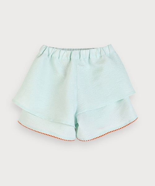 moimoln(モイモルン)の「ベビーブロッサムフレアショートパンツ(その他パンツ・キッズ・ミント/ブラウン・100cm/90cm/80cm/130cm/120cm/110cm)」の13枚目の写真