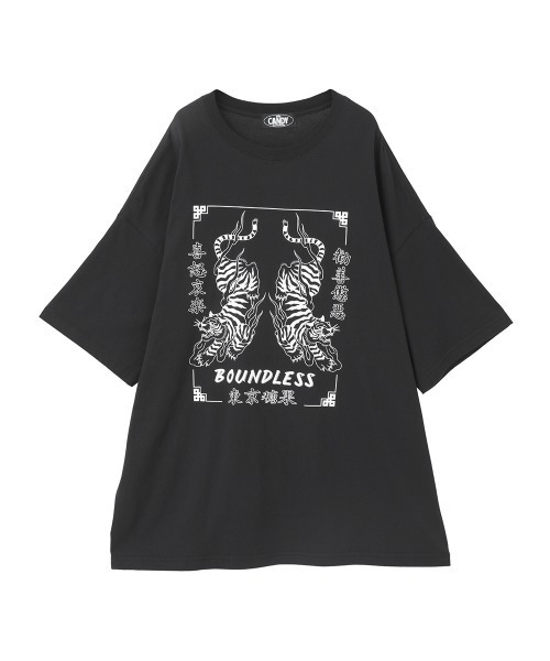 Candy Stripper（キャンディストリッパー）の「TOKYO CANDY BIG BIG Tシャツ（Tシャツ/カットソー・レディース・パープル/ブラック/オフホワイト・FREE）」の15枚目の写真