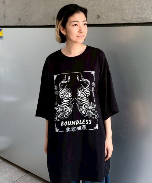 Candy Stripper（キャンディストリッパー）の「TOKYO CANDY BIG BIG Tシャツ（Tシャツ/カットソー・レディース・パープル/ブラック/オフホワイト・FREE）」の11枚目の写真
