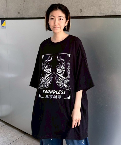Candy Stripper（キャンディストリッパー）の「TOKYO CANDY BIG BIG Tシャツ（Tシャツ/カットソー・レディース・パープル/ブラック/オフホワイト・FREE）」の10枚目の写真