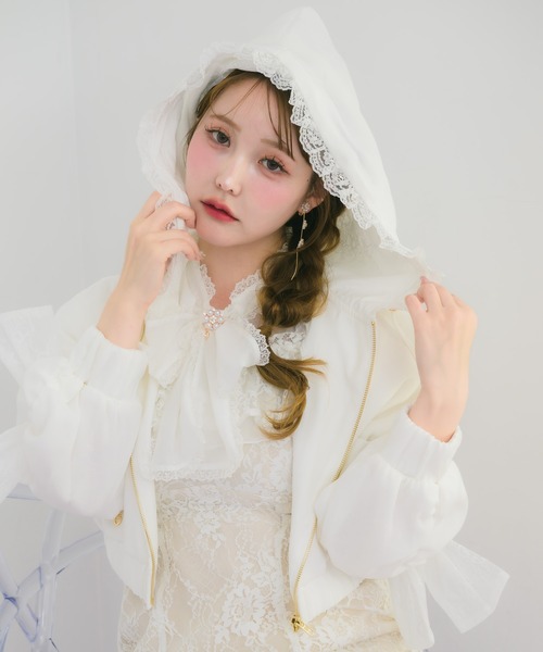 セール】シアーパーカーブルゾン（パーカー）｜couture BY ROJITA