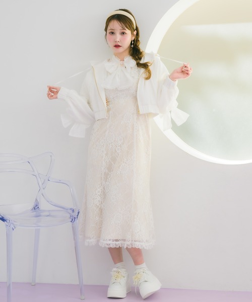 couture BY ROJITA（クチュールバイロジータ）の「シアーパーカーブルゾン（パーカー・レディース・ホワイト/グレー/ブラック・FREE）」の14枚目の写真