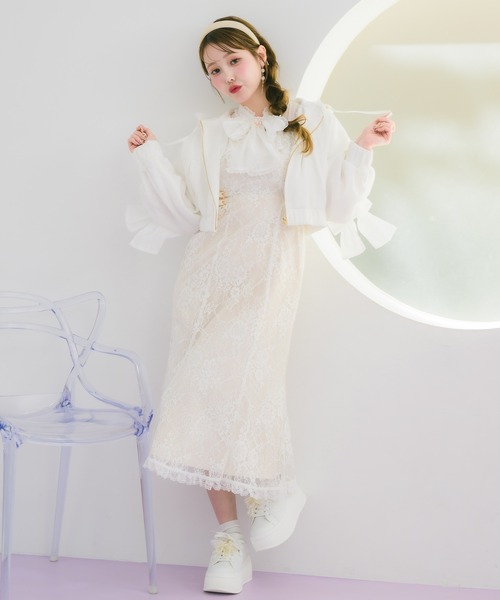 couture BY ROJITA（クチュールバイロジータ）の「シアーパーカーブルゾン（パーカー・レディース・ホワイト/グレー/ブラック・FREE）」の15枚目の写真