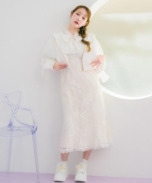 couture BY ROJITA（クチュールバイロジータ）の「シアーパーカーブルゾン（パーカー・レディース・ホワイト/グレー/ブラック・FREE）」の16枚目の写真