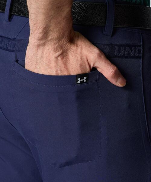 UNDER ARMOUR(アンダーアーマー)の「UAドライブ テーパードパンツ(ゴルフ/メンズ)(その他パンツ・メンズ・ネイビー・3XL)」の3枚目の写真