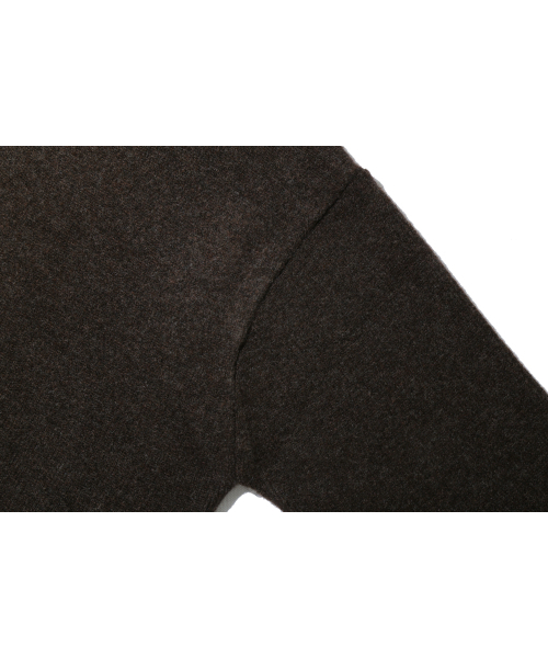 BASEMOMENT（ベースモーメント）の「キャッシュライクVネッククロップニットメランジブラウン（ニット/セーター・メンズ・その他・M/L）」の12枚目の写真