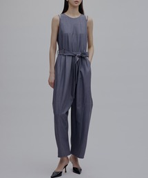 Ameri（アメリ）の「COLOR PINSTRIPE CURVY ROMPERS（つなぎ/オールインワン）」