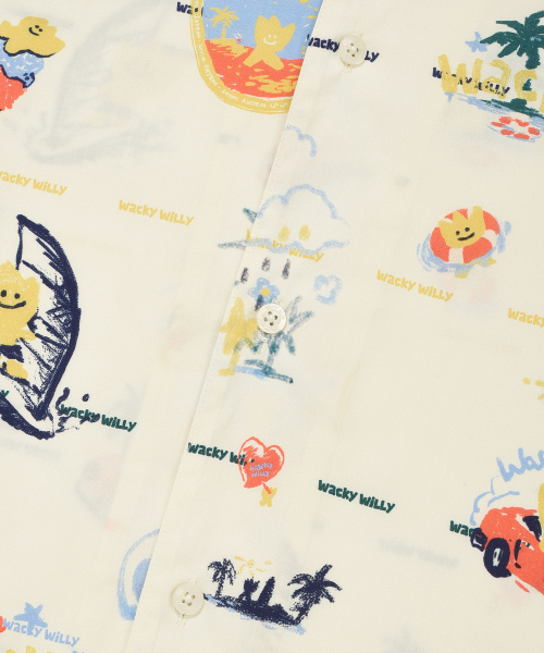 Wacky WiLLy(ワッキーウィリー)の「キキハワイアン半袖シャツパターン(シャツ/ブラウス・メンズ・その他・SMALL/MEDIUM/LARGE/X-LARGE)」の4枚目の写真