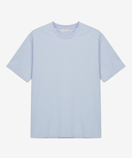 MINDBRIDGE(マインドブリッジ)の「ワッフル組織Tシャツ - 3色 MYTS3123(Tシャツ/カットソー・メンズ・ホワイト/ライトブルー/ブラック・110/100/95/105)」の6枚目の写真