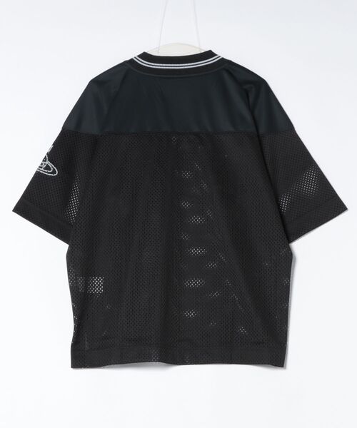セール】FOOT BALL JERSEY MESH T-SHIRT（Tシャツ/カットソー
