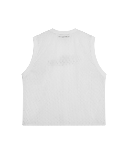 Rest&Recreation(レストアンドレクリエーション)の「ANIME LOGO MESH VEST - WHITE(Tシャツ/カットソー・メンズ・その他・ONE)」の6枚目の写真