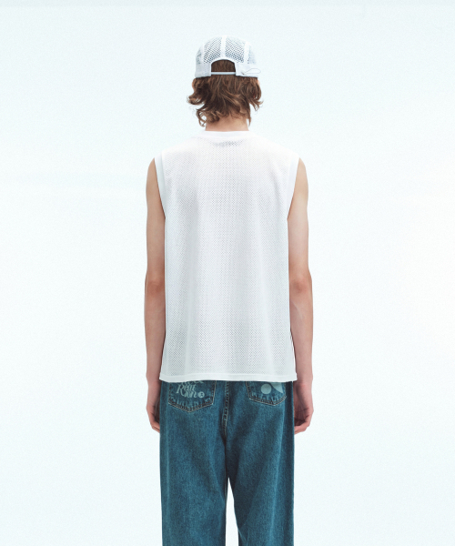 Rest&Recreation(レストアンドレクリエーション)の「ANIME LOGO MESH VEST - WHITE(Tシャツ/カットソー・メンズ・その他・ONE)」の3枚目の写真