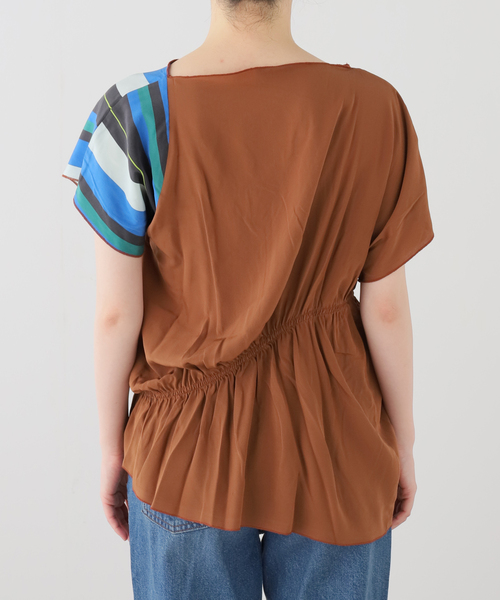 BASERANGE(ベースレンジ)の「【BASERANGE/ベースレンジ】MECO TOP(シャツ/ブラウス・レディース・キャメル・SMALL)」の10枚目の写真