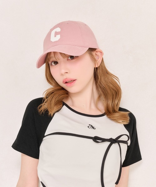 apres jour(アプレジュール)の「【apres jour×ARIAZ】ワンポイントロゴキャップ(キャップ・レディース・ネイビー/アイボリー/ベビーピンク・FREE)」の8枚目の写真