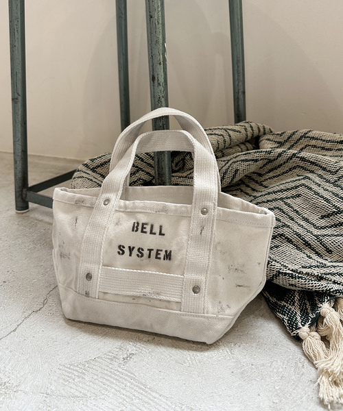 FRAMeWORK（フレームワーク）の「BELL SYSTEM キャンバスツールバッグXSショート（トートバッグ・レディース・ホワイト系その他・FREE）」の2枚目の写真