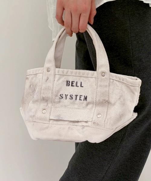 FRAMeWORK（フレームワーク）の「BELL SYSTEM キャンバスツールバッグXSショート（トートバッグ・レディース・ホワイト系その他・FREE）」の6枚目の写真