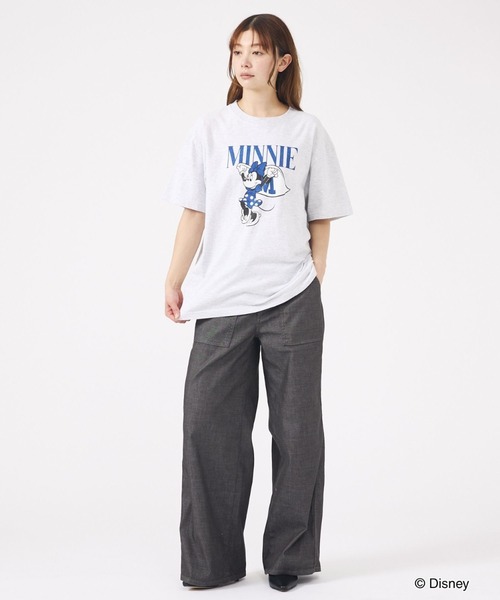 GOOD ROCK SPEED（グッドロックスピード）の「【GOOD ROCK SPEED/グッドロックスピード】ミニー/マントTシャツ/ディズニー/キャラクター/ミニーマウス【WEB限定】（Tシャツ/カットソー・レディース・グレー/ホワイト・フリー）」の7枚目の写真